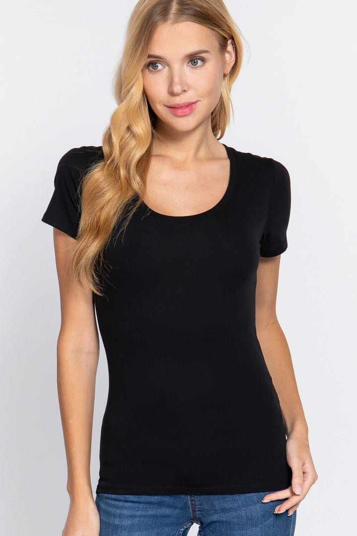 Scoop Neck Everyday Tee
