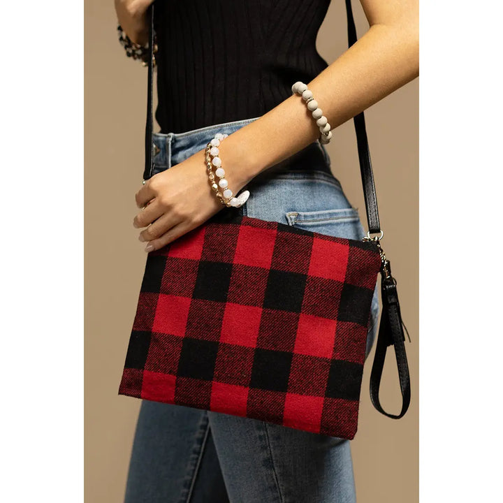 Buffalo Check Crossbody Bag