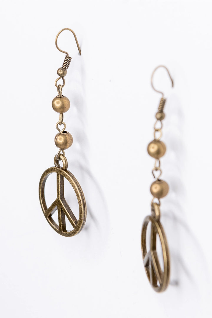 Bronze Peace Dangle