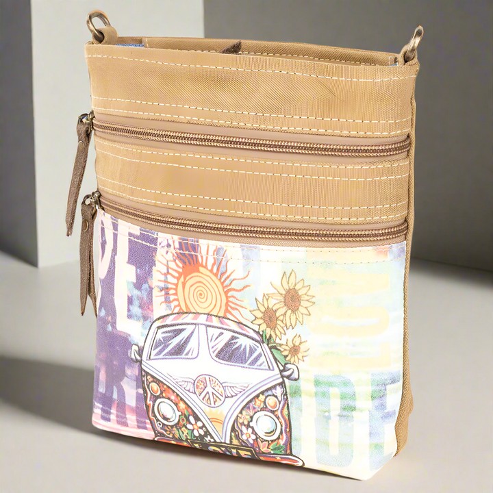 'Peace + Love Bus' Crossbody