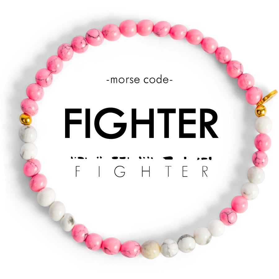 Morse Code Bracelet - FIGHTER