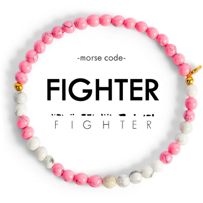 Morse Code Bracelet - FIGHTER