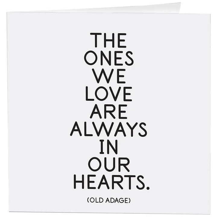 Quotable Greeting Card - B&W