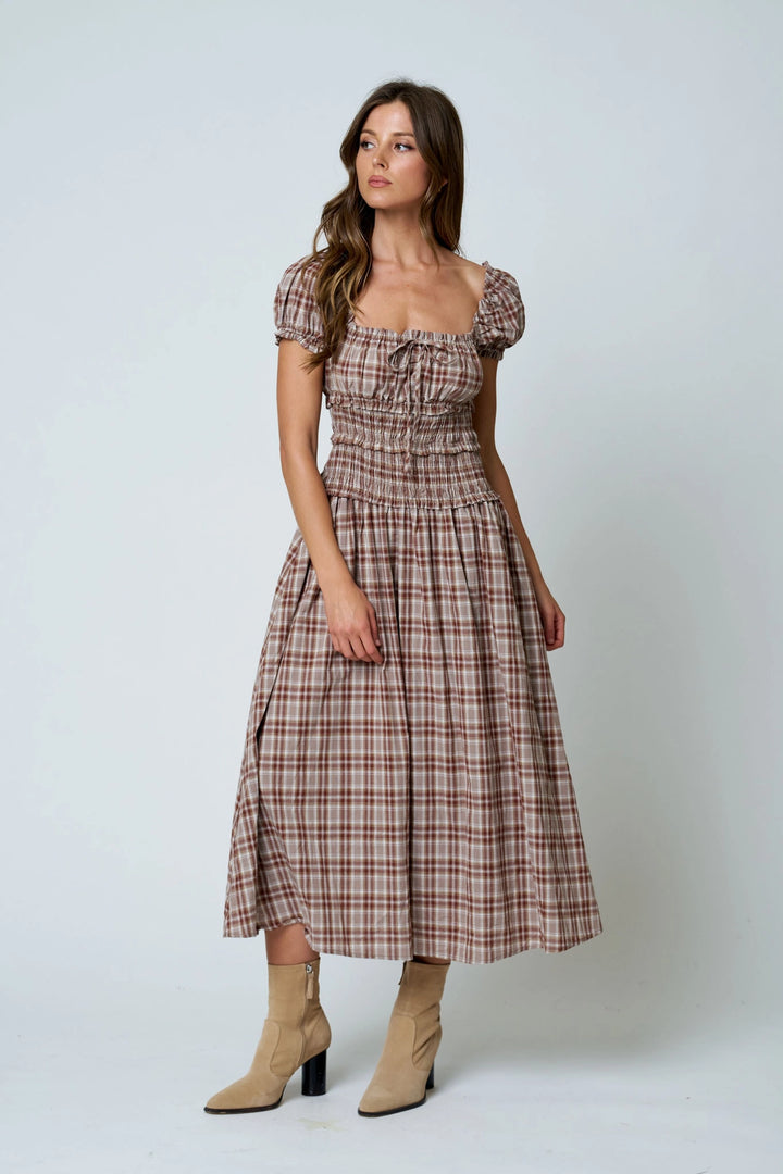 Plaid Corset Dress