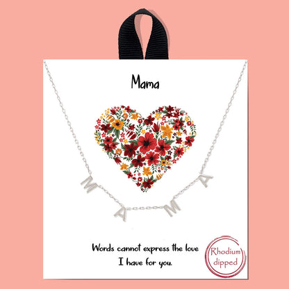 MAMA Station Necklace