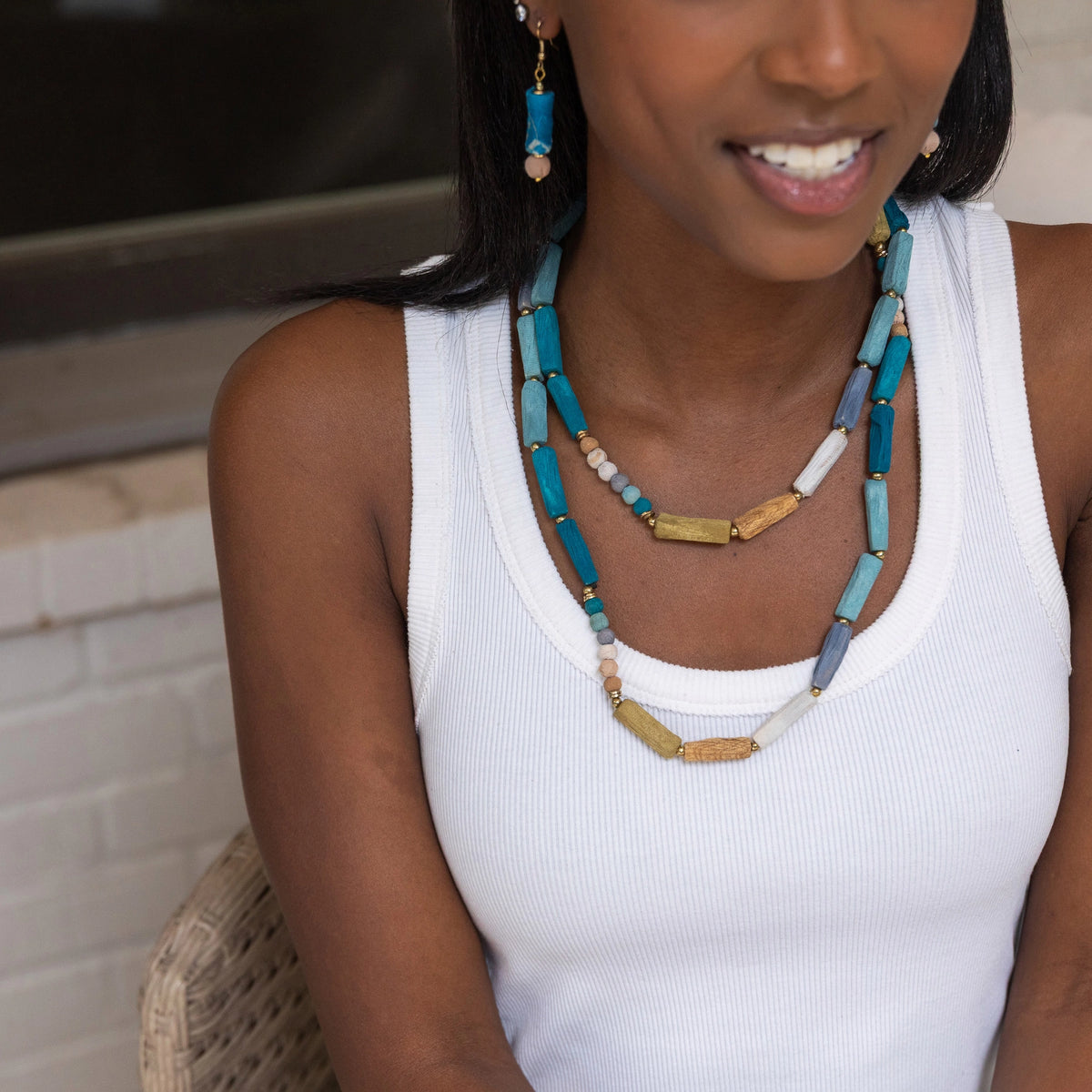 Aasha Long Rope Necklace