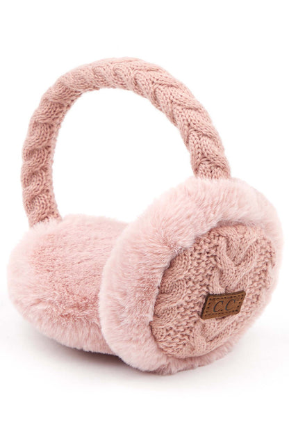 Braided Cable Knit Ear Muffs