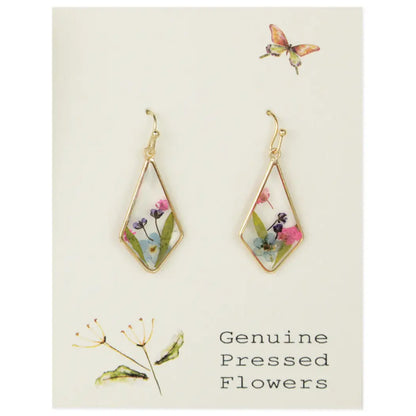 Pressed Flowers Earring Collection