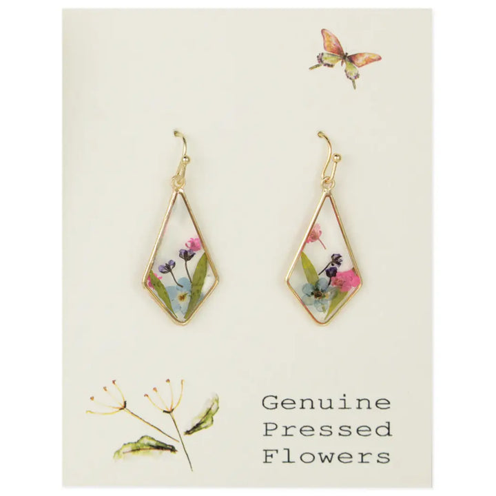 Pressed Flowers Earring Collection