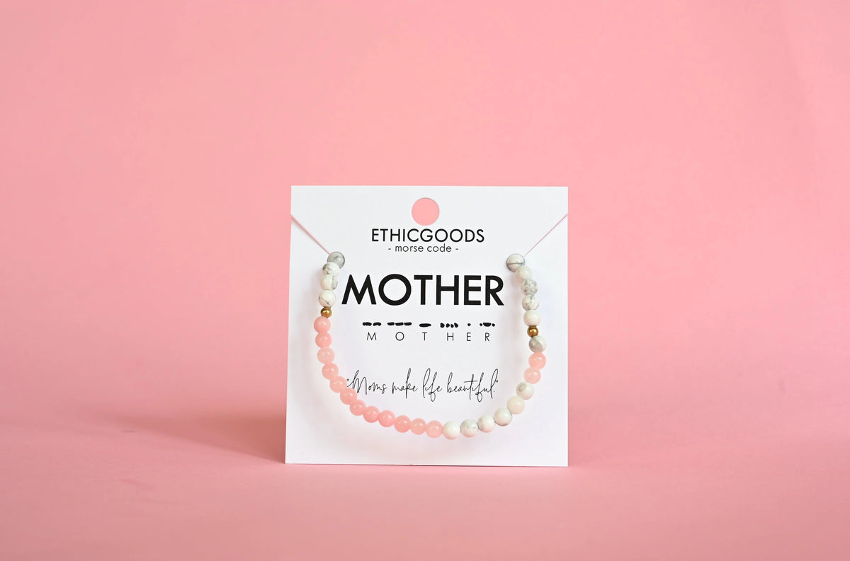 Morse Code Bracelet - MOTHER