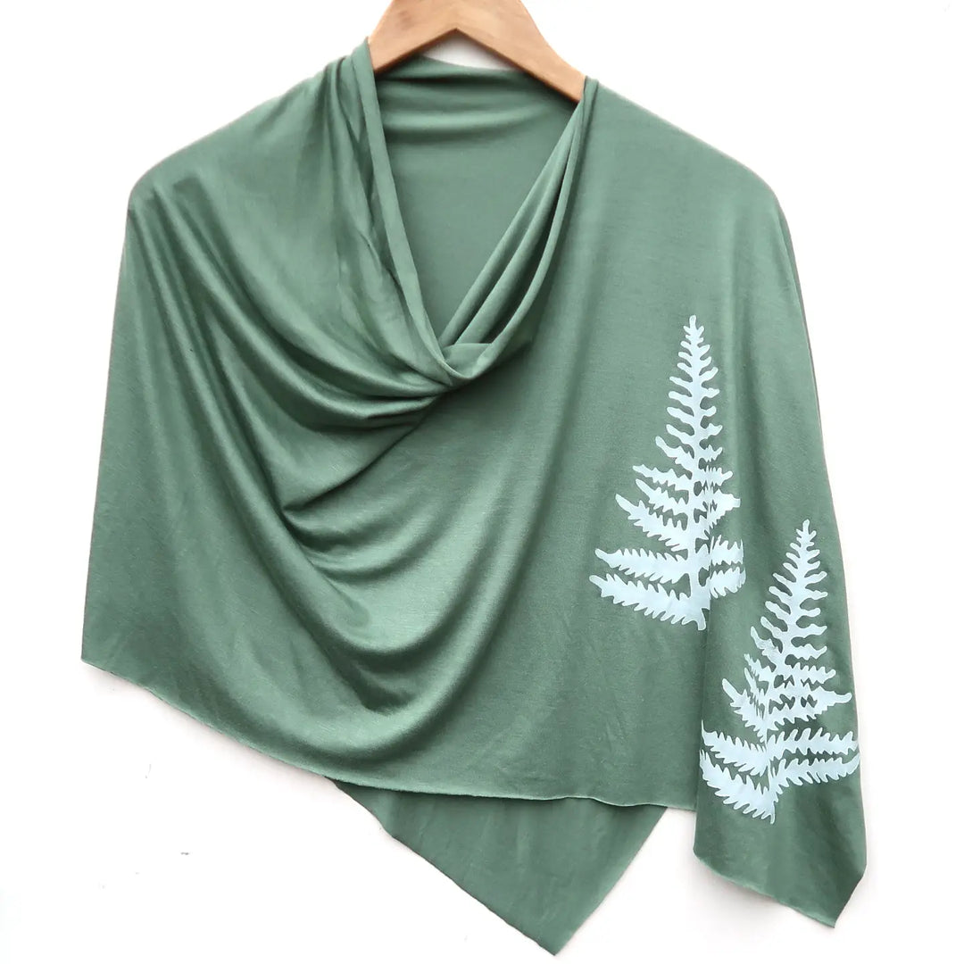 Hand Printed Lightweight Poncho