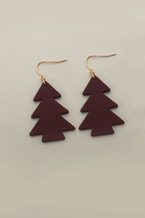 Wooden Tree Cutout Dangles