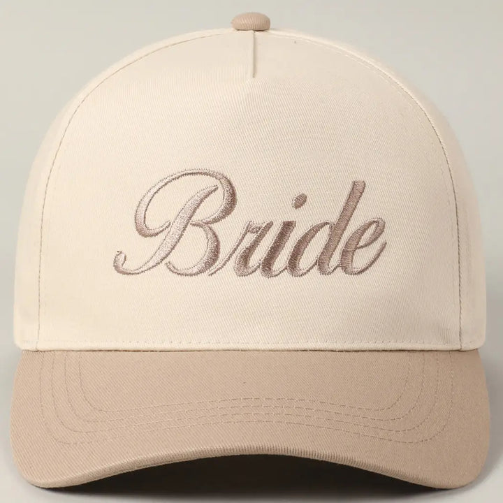 'Bride' Embroidered Ball Cap