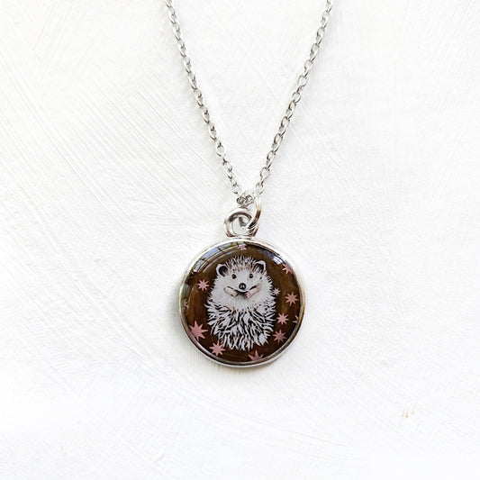 Seed & Sky Hedgehog Necklace