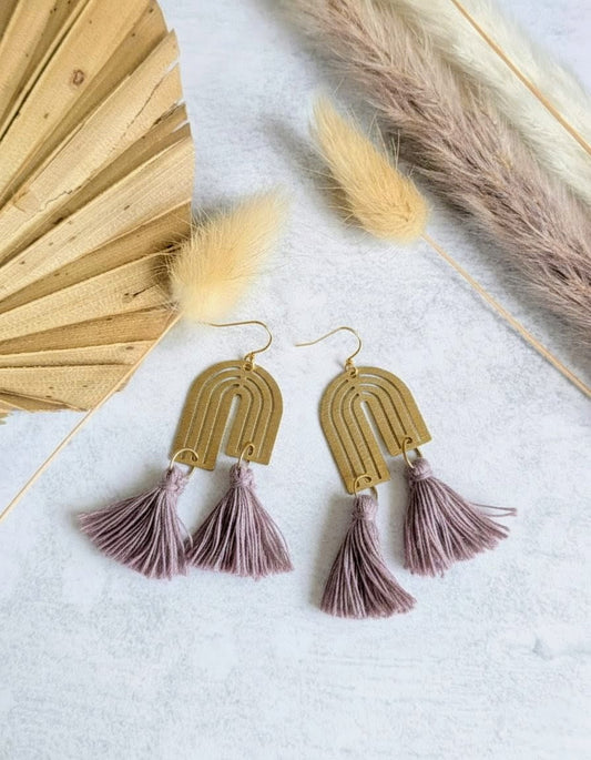 Dusty Lavender Rainbow Dangle