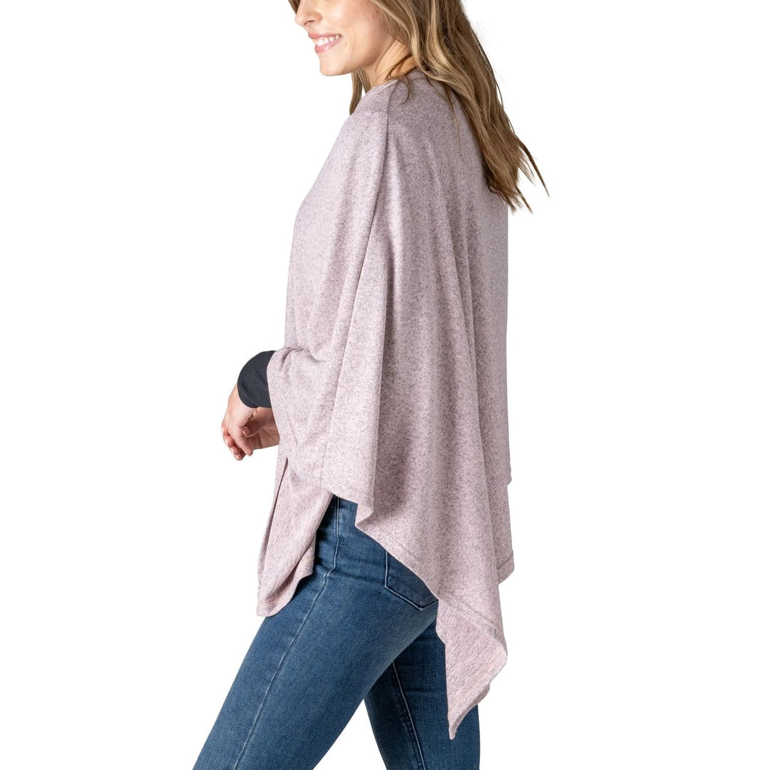 Diagonal Cut Carolina Poncho