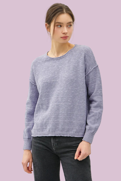 Inside Out Drop Shoulder Sweater