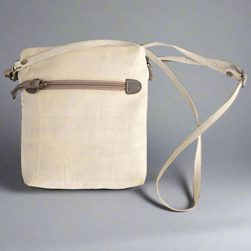 'Just Rescued' Canvas Crossbody Bag