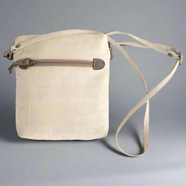 'Just Rescued' Canvas Crossbody Bag
