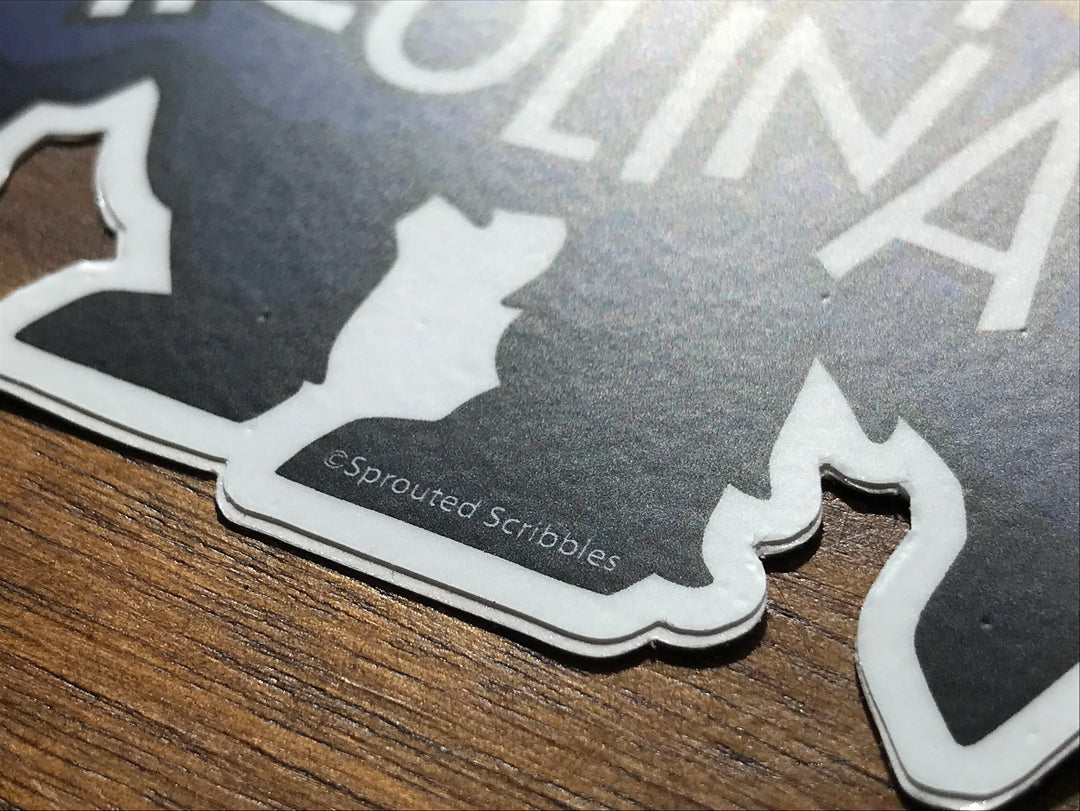 North Carolina Bear Sticker