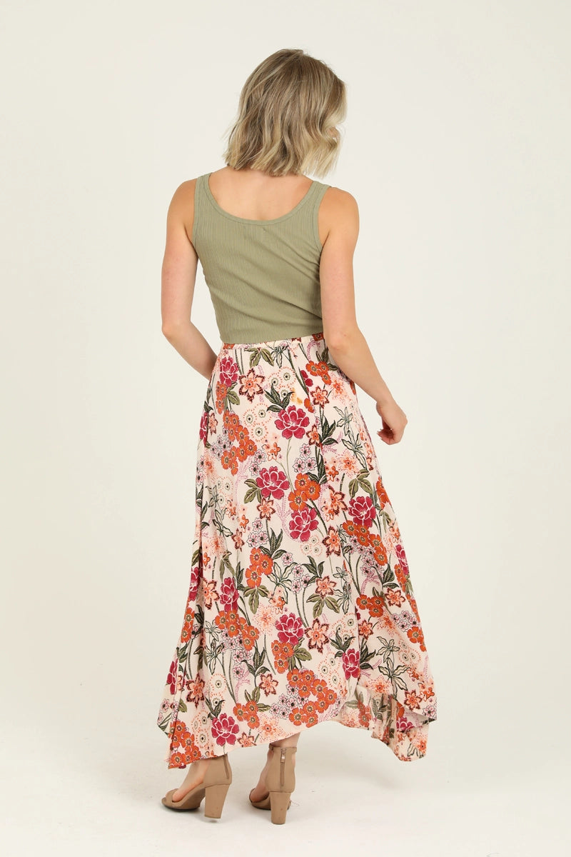Floral A-Line Skirt