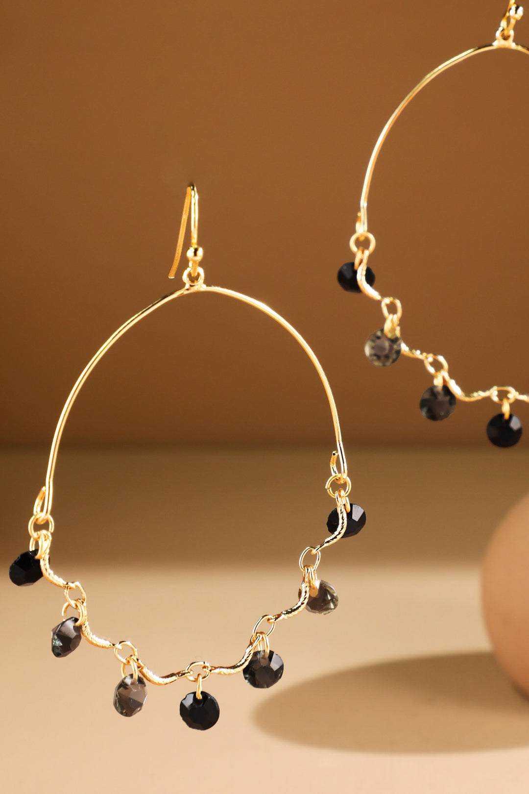 Faceted Charm Teardrop Dangle