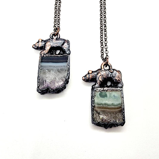 Amethyst Bear Pendant