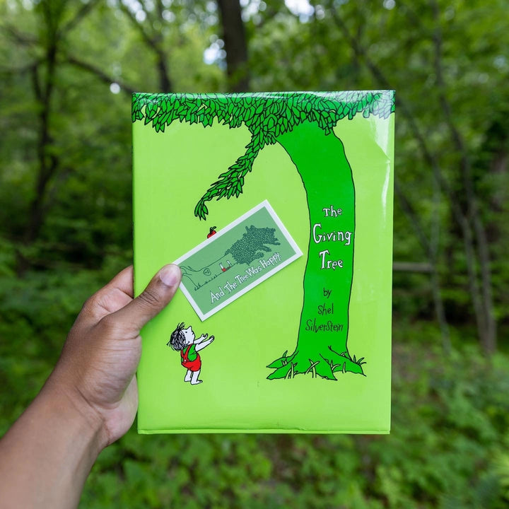 And The Tree Was Happy Sticker