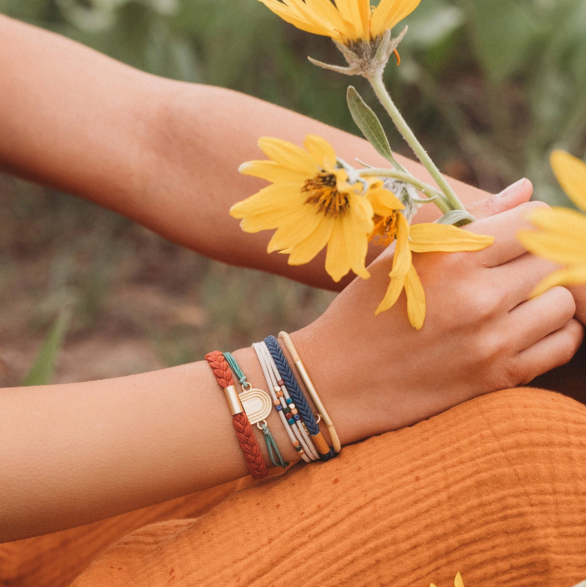 Athleisure Bracelet + Hair Tie Set