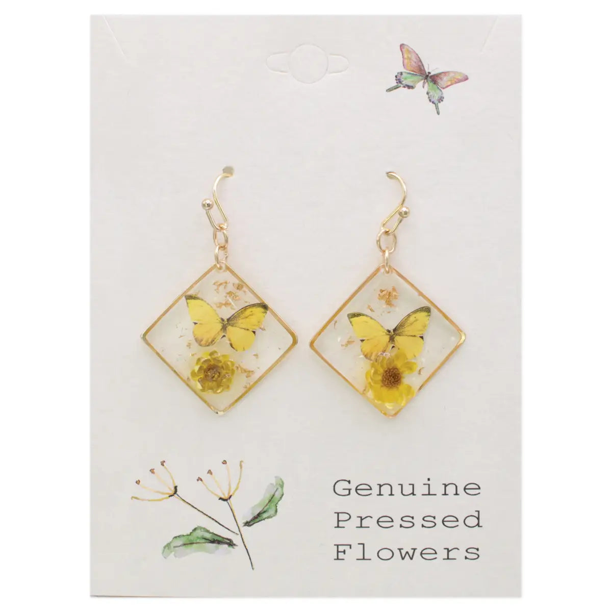 Pressed Flowers Earring Collection