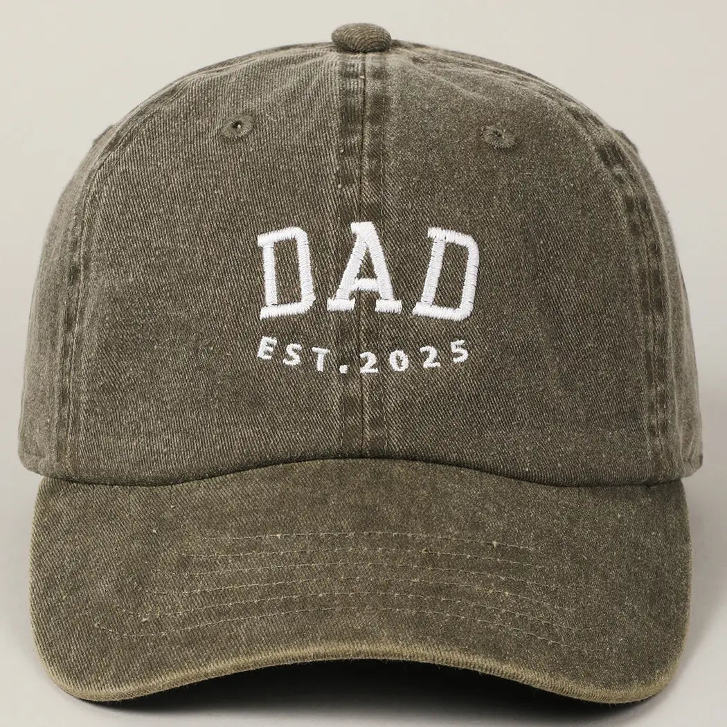 'DAD' Embroidered Baseball Cap