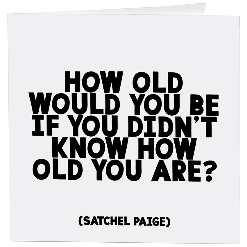Quotable Greeting Card - B&W