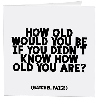 Quotable Greeting Card - B&W