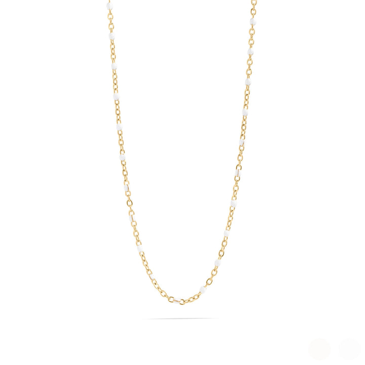 White Confetti Chain Necklace