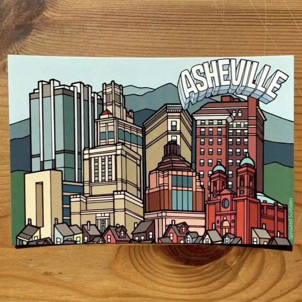 Asheville Vintage Postcard