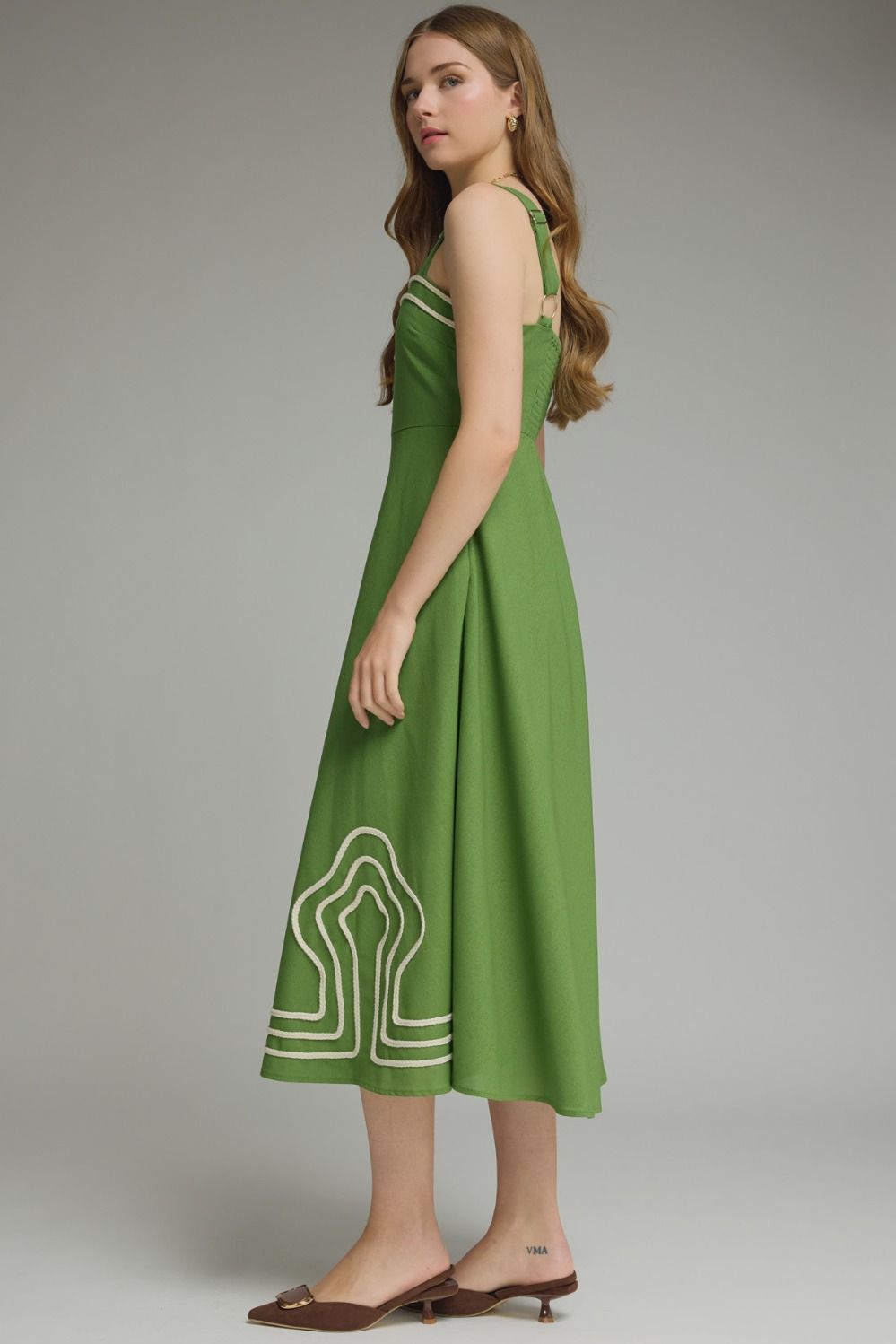 Embroidery Detail Retro Dress