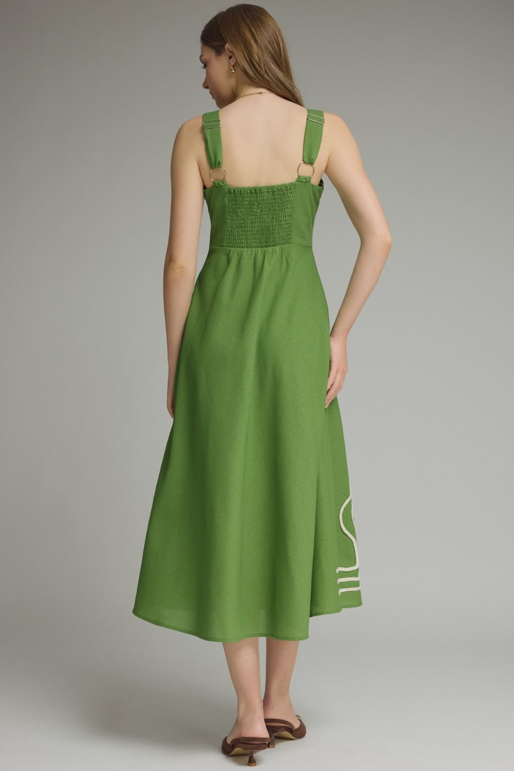 Embroidery Detail Retro Dress