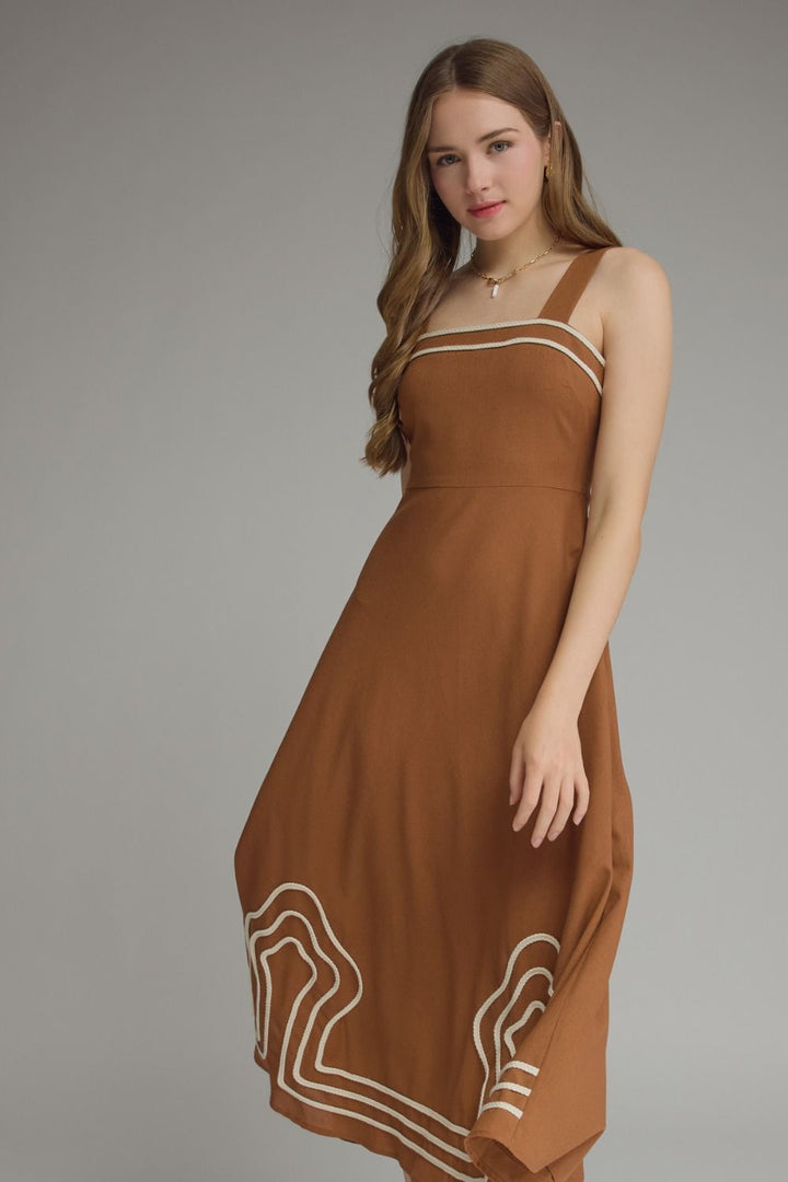 Embroidery Detail Retro Dress