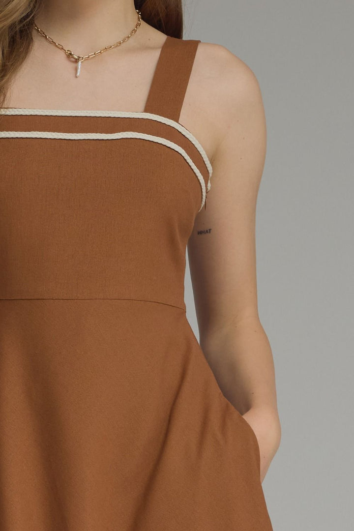 Embroidery Detail Retro Dress