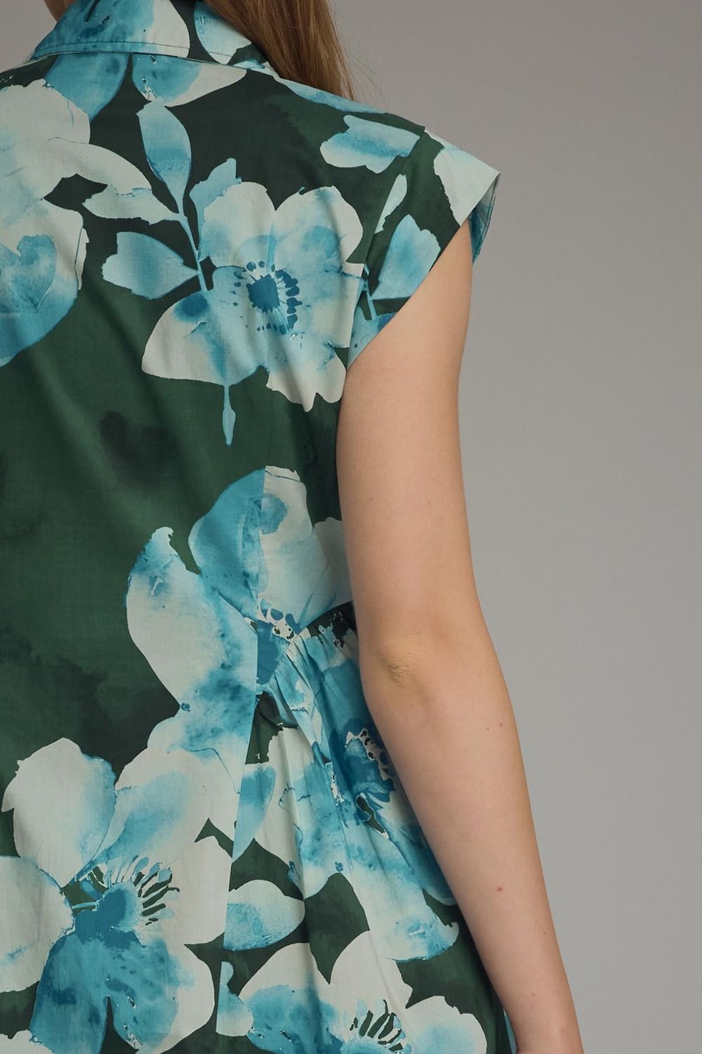 Bold Floral Print Dress