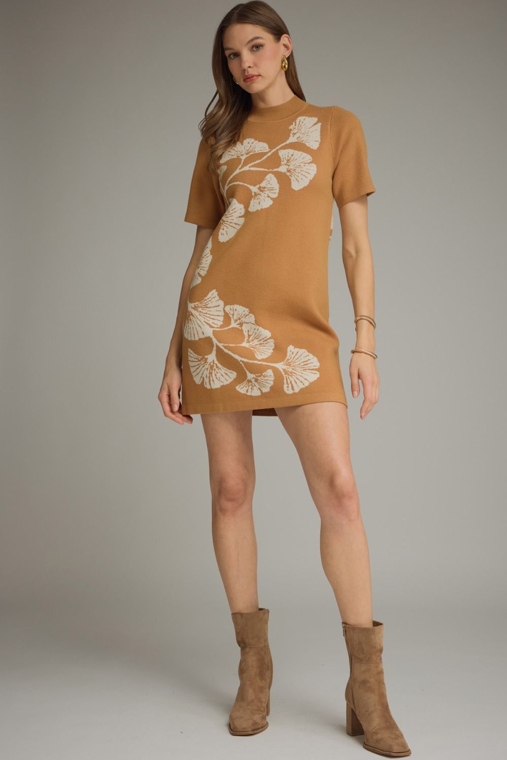 Botanical Sweater Dress