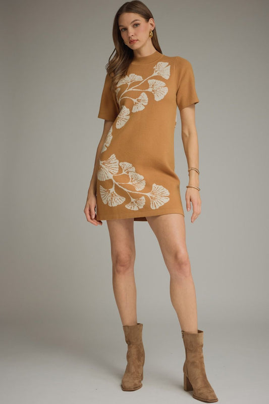Botanical Sweater Dress