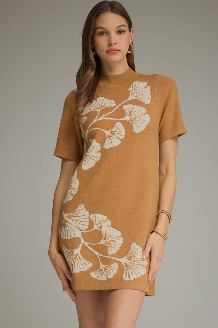 Botanical Sweater Dress