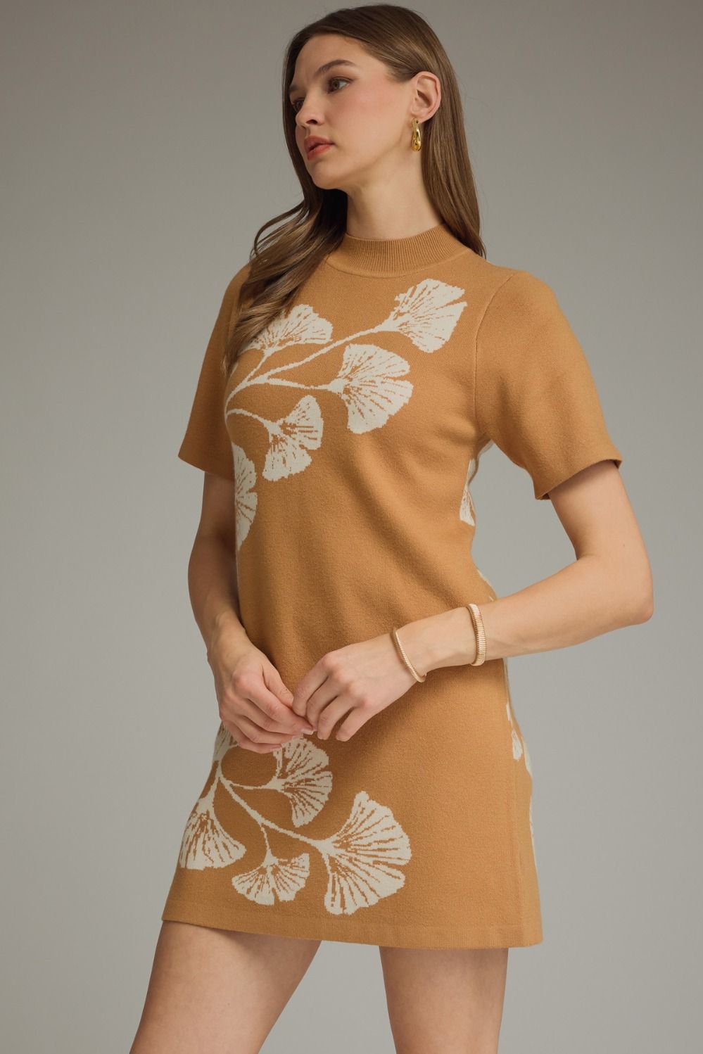 Botanical Sweater Dress