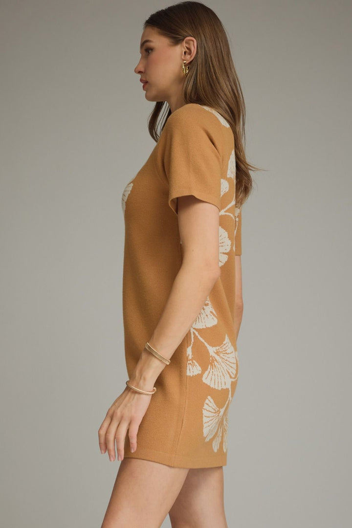 Botanical Sweater Dress