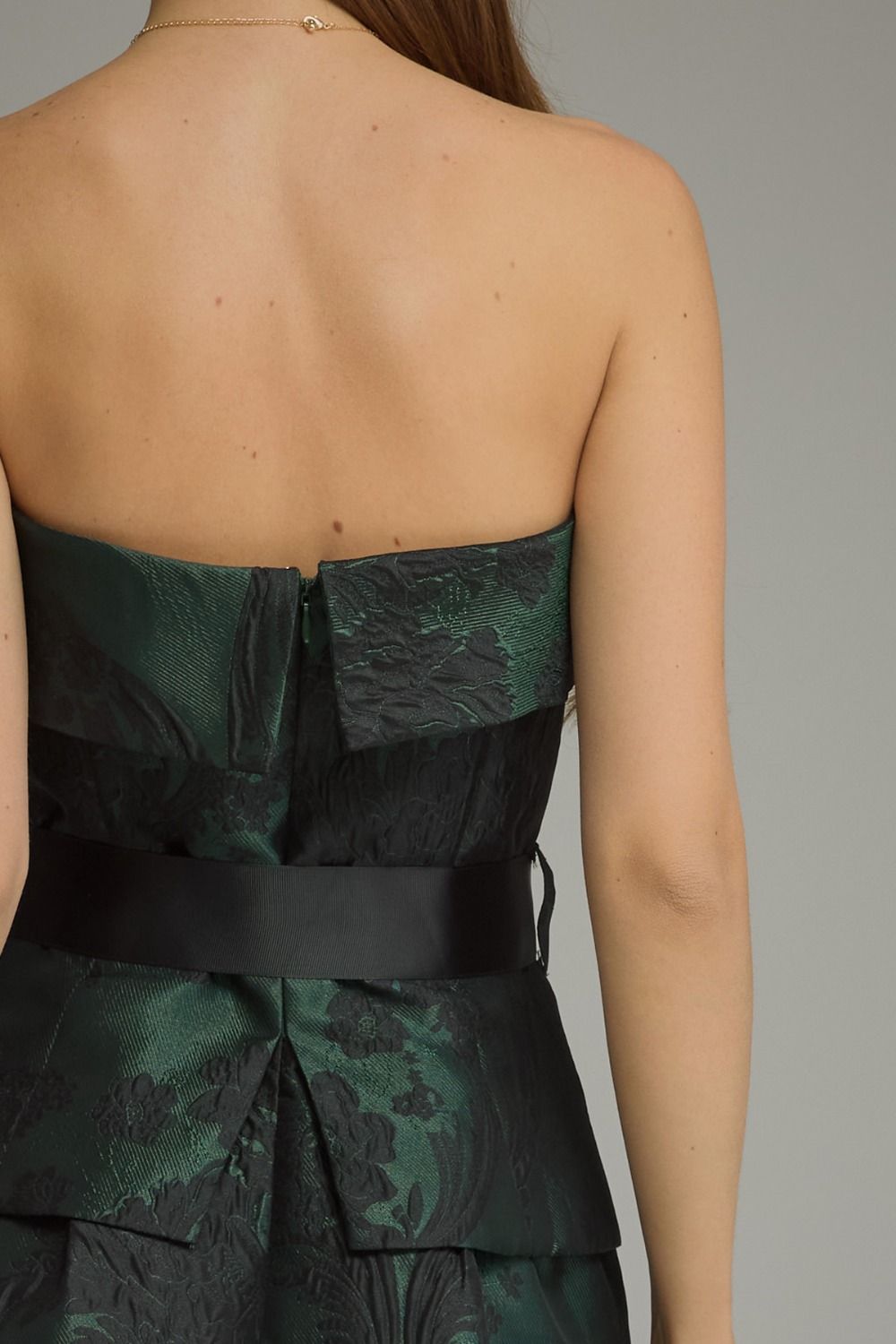 Floral Jacquard Midi Dress