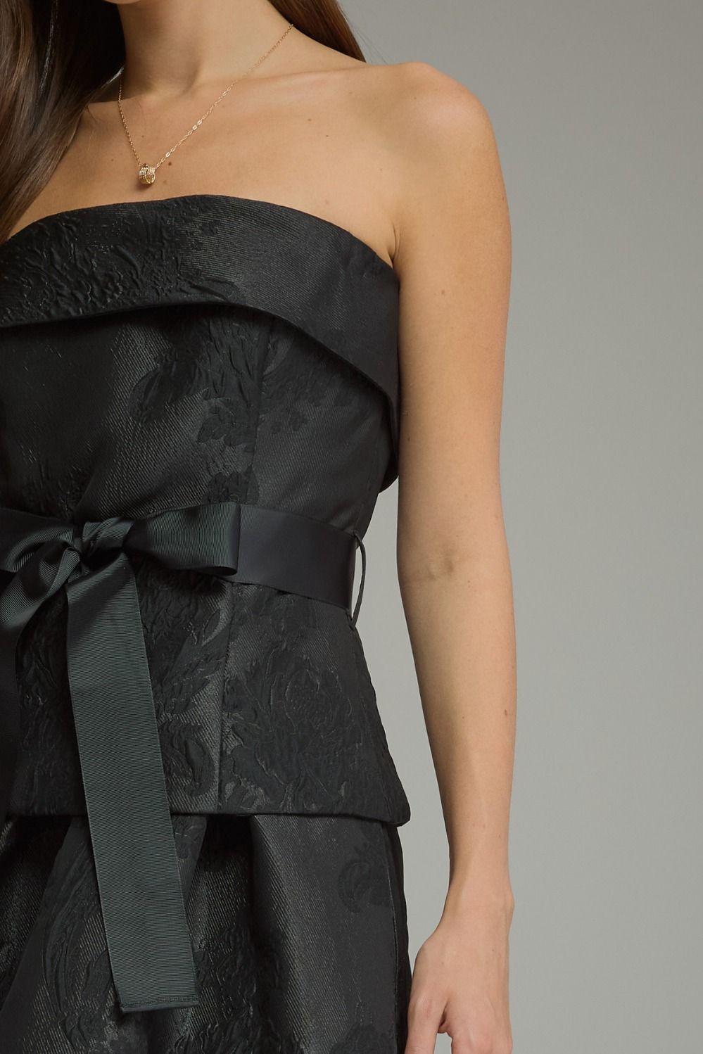 Floral Jacquard Midi Dress
