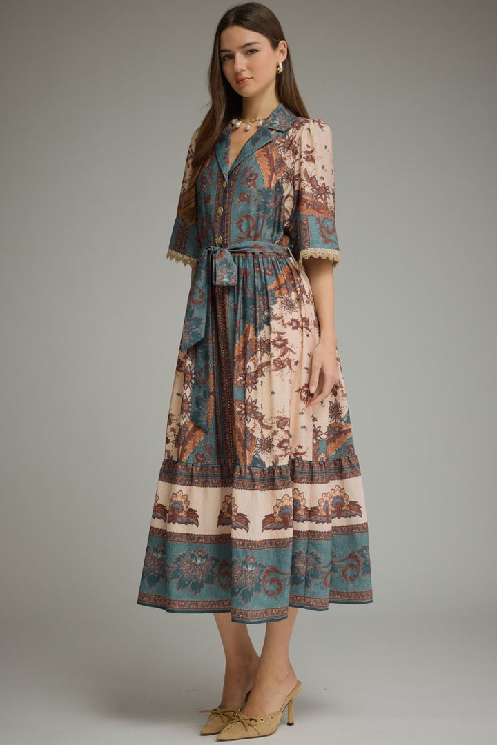 Bohemian Paisley Dress