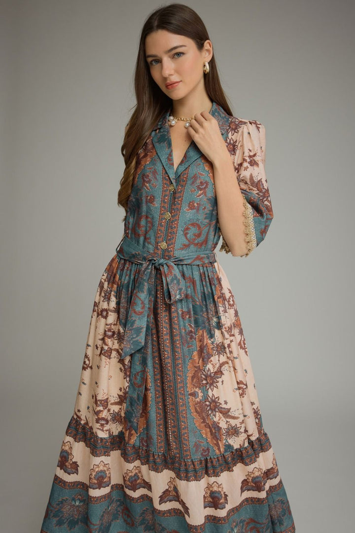 Bohemian Paisley Dress