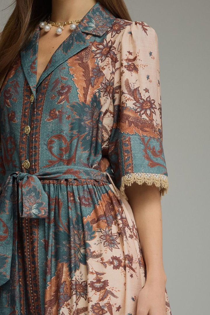 Bohemian Paisley Dress